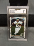 GMA Graded 2020 Bowman Chrome ROBERT PUASON A's ROOKIE Baseball Card - MINT 9