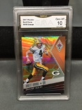 GMA Graded 2017 Panini Phoenix Orange BRETT FAVRE Packers Football Card /99 - GEM MINT 10