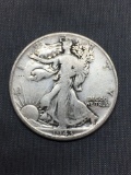 1943 United States Walking Liberty Silver Half Dollar - 90% Silver Coin from COIN STORE HOARD