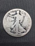 1918-D United States Walking Liberty Silver Half Dollar - 90% Silver Coin from COIN STORE HOARD