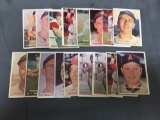 17 Card Lot of Vintage 1957 Topps Baseball Cards from Collection