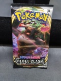 Factory Sealed Pokemon SWORD & SHIELD REBEL CLASH 10 Card Booster Pack