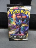 Factory Sealed Pokemon SWORD & SHIELD REBEL CLASH 10 Card Booster Pack