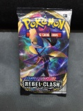 Factory Sealed Pokemon SWORD & SHIELD REBEL CLASH 10 Card Booster Pack