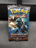 Factory Sealed Pokemon SUN & MOON BURNING SHADOWS 10 Card Booster Pack