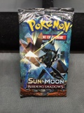 Factory Sealed Pokemon SUN & MOON BURNING SHADOWS 10 Card Booster Pack