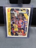 1986-87 Fleer Sticker #9 AKEEM OLAJUWON Rockets ROOKIE Basketball Card