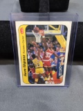 1986-87 Fleer Sticker #9 AKEEM OLAJUWON Rockets ROOKIE Basketball Card