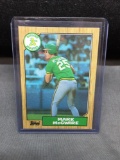 1987 Topps #366 MARK MCGWIRE A's Cardinals ROOKIE Baseball Card