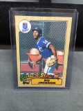 1987 Topps #170 BO JACKSON Royals ROOKIE Baseball Card