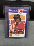 1985 Huntsville Stars Burger King JOSE CANSECO Rare Minor League ROOKIE Baseball Card - WOW