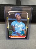 1987 Donruss #35 BO JACKSON Royals ROOKIE Baseball Card