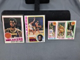 3 Card Lot of Vintage KAREEM ABDUL-JABBAR Lakers Basketball Cards from Collection