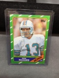 1986 Topps #45 DAN MARINO Dolphins Vintage Football Card