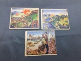 3 Card Lot of 1938 Gum Inc Horrors of War Vintage Trading Cards from Estate - WOW