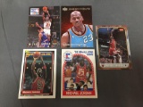 5 Card Lot of MICHAEL JORDAN Chicago Bulls Basketball Cards from HUGE JORDAN HOARD - WOW