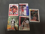 5 Card Lot of MICHAEL JORDAN Chicago Bulls Basketball Cards from HUGE JORDAN HOARD - WOW