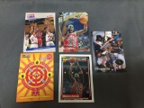 5 Card Lot of MICHAEL JORDAN Chicago Bulls Basketball Cards from HUGE JORDAN HOARD - WOW