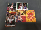 5 Card Lot of MICHAEL JORDAN Chicago Bulls Basketball Cards from HUGE JORDAN HOARD - WOW