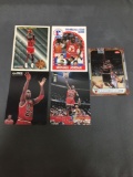 5 Card Lot of MICHAEL JORDAN Chicago Bulls Basketball Cards from HUGE JORDAN HOARD - WOW