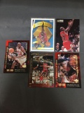 5 Card Lot of MICHAEL JORDAN Chicago Bulls Basketball Cards from HUGE JORDAN HOARD - WOW