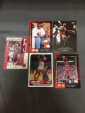 5 Card Lot of MICHAEL JORDAN Chicago Bulls Basketball Cards from HUGE JORDAN HOARD - WOW