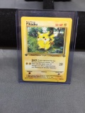 Vintage Pokemon Jungle 1st Edition PIKACHU Trading Card
