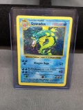 Vintage Pokemon GYARADOS Base Set Shadowless Holofoil Rare Card