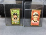 2 Count Lot of Vintage Gold Bordered T205 Baseball Tobacco Cards - O'Leary & McIntire