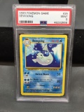 PSA Graded 1999 Pokemon Base Set Unlimited DEWGONG Trading Card - MINT 9