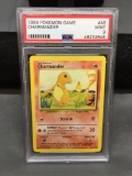 PSA Graded 1999 Pokemon Base Set Unlimited CHARMANDER Trading Card - MINT 9