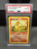 PSA Graded 1999 Pokemon Base Set Unlimited CHARMANDER Trading Card - GEM MINT 10