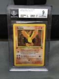 BGS Graded 1999 Pokemon Fossil 1st Edition MOLTRES Holofoil Rare Trading Card - MINT 9