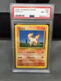 PSA Graded 1999 Pokemon Base Set Unlimited PONYTA Trading Card - NM-MT 8