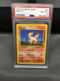 PSA Graded 1999 Pokemon Base Set Unlimited PONYTA Trading Card - NM-MT 8