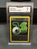 GMA Graded 2000 Pokemon Team Rocket 1st Edition POTION ENERGY Trading Card - NM 7