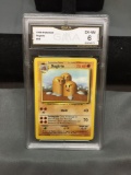 GMA Graded 1999 Pokemon Base Set Unlimited DUGTRIO Trading Card - EX-NM 6