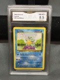 GMA Graded 2000 Pokemon Base 2 Set SQUIRTLE Trading Card - NM-MT 8.5+