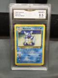 GMA Graded 2000 Pokemon Base 2 Set WARTORTLE Trading Card - NM-MT+ 8.5