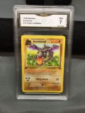 GMA Graded 1999 Pokemon Fossil 1st Edition AERODACTYL Trading Car d- NM 7