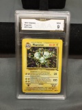 GMA Graded 1999 Pokemon Fossil MAGNETON Trading Card - MINT 9