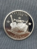 United States PROOF 90% Silver State Quarter from COIN STORE HOARD - Tennessee