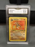 GMA Graded 1999 Pokemon Fossil KABUTOPS Trading Card - NM-MT+ 8.5