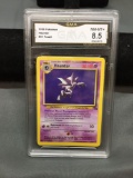 GMA Graded 1999 Pokemon Fossil HAUNTER Trading Card - NM-MT+ 8.5