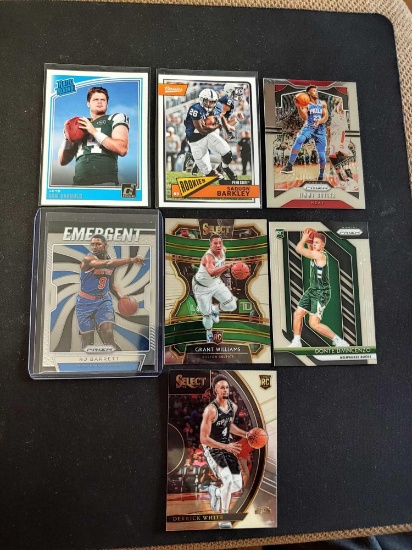 Sports card lot of 7