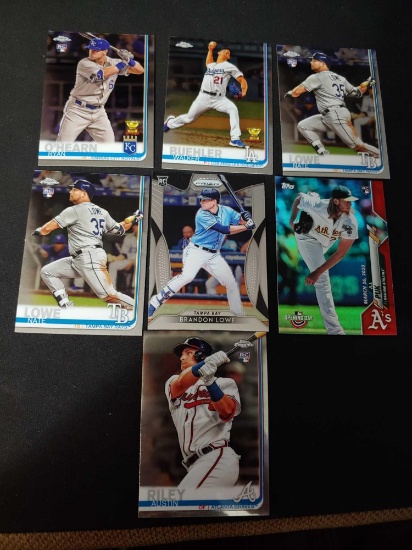 Sports card lot of 7