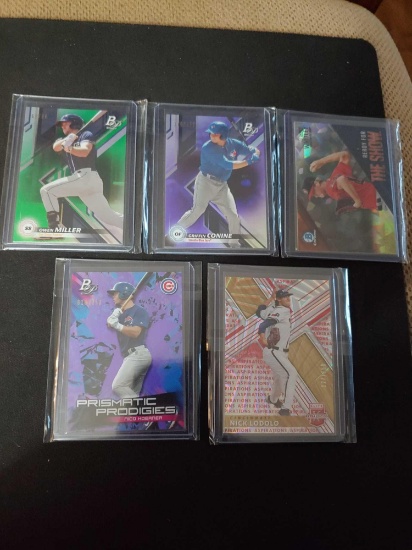 Baseball card lot of 5