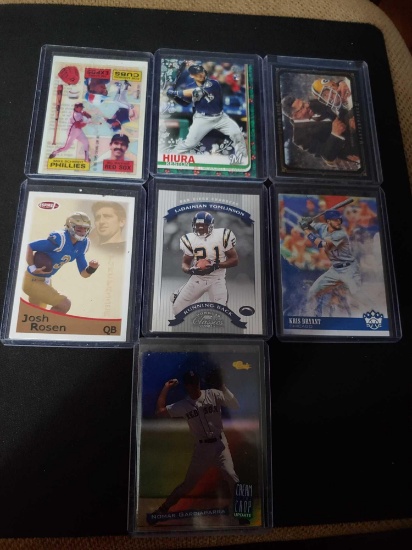 Sports card lot of 7