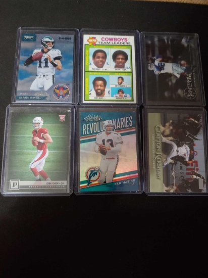 Sports card lot of 6