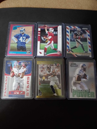 Sports card lot of 6